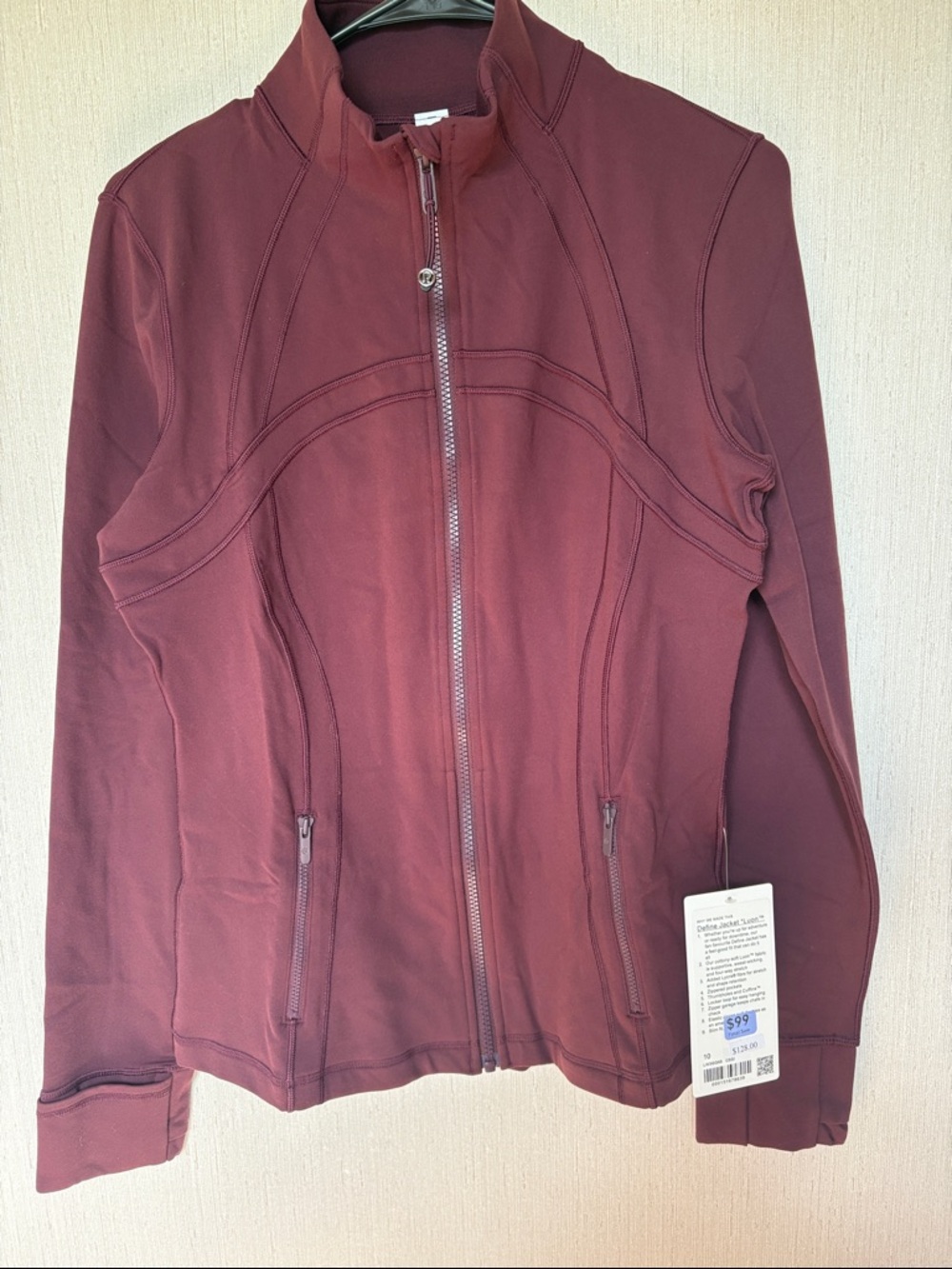 lululemon athletica Define Jacket Luon size 10